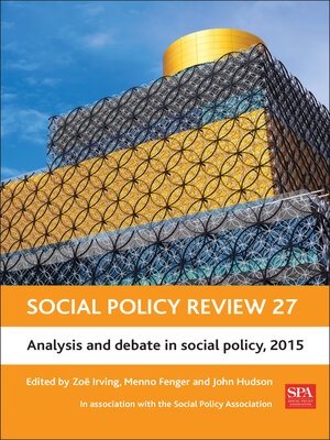 cover image of Analysis and Debate in Social Policy, 2015